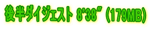 後半ダイジェスト 8'38" (179MB)
